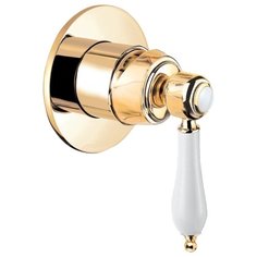 Смеситель для душа CEZARES Aphrodite DIM2-03/24-Bi однорычажный встраиваемый золото золото/белый