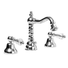 Смеситель для биде CEZARES Diamond BBS2-01-Sw двухрычажный встраиваемый хром хром/прозрачный кристалл