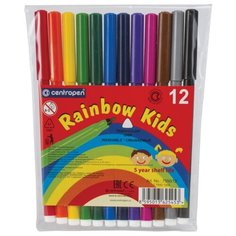 Centropen Набор фломастеров Rainbow Kids, 12 шт. (7550/12)