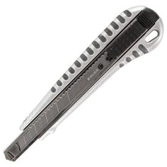 BRAUBERG Нож универсальный Metallic 236971 9 мм серебристый