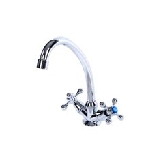 Смеситель для кухни (мойки) D-LIN D151810 двухрычажный хром