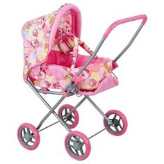 Коляска-трансформер Buggy Boom Mixy (8029) светло-розовый/мишки