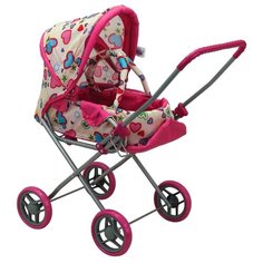 Коляска-трансформер Buggy Boom Mixy (8029) молочный/сердечки