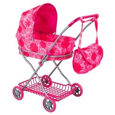 Коляска-люлька Buggy Boom Mixy (8016) розовый/цветы