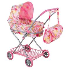 Коляска-люлька Buggy Boom Mixy (8016) светло-розовый/мишки