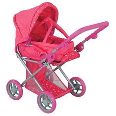 Коляска-трансформер Buggy Boom Infinia (8450) розовый/сердечки