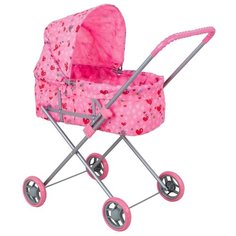 Коляска-люлька Buggy Boom Mixy (8013) светло-розовый/сердечки