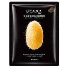 BioAqua Hyaluronic Acid Silk Moisturizing Mask Тканевая маска с гиалуроновой кислотой и шёлком, 30 г