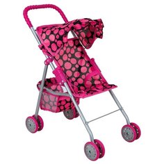 Прогулочная коляска Buggy Boom Mixy (8006) черный/розовый горох