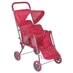 Прогулочная коляска Buggy Boom Mixy (8025) розовый/разноцветный горох