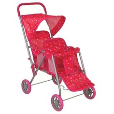 Прогулочная коляска Buggy Boom Mixy (8025) розовый/сердечки