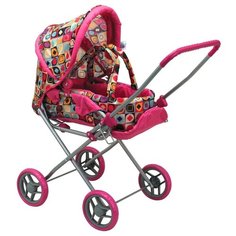Коляска-трансформер Buggy Boom Mixy (8029) розовый/рисунок