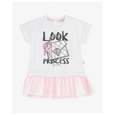 Платье Gulliver Baby размер 80, белый/принт