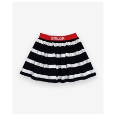 Юбка Gulliver Baby размер 80, синий/полоска