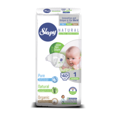 Sleepy подгузники Natural Ultra Sensitive 1 (2-5 кг) 40 шт.