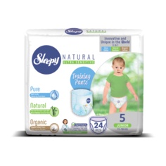 Sleepy трусики Natural Ultra Sensitive 5 (11-18 кг) 24 шт.