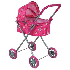 Коляска-люлька Buggy Boom Mixy (8011) розовый/мишки