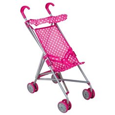 Прогулочная коляска Buggy Boom Mixy 8004 розовый/горошек