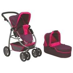 Коляска-трансформер Buggy Boom Amidea (9662/8062/9000) фиолетовый/розовый