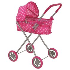 Коляска-люлька Buggy Boom Mixy (8011) розовый/звезда