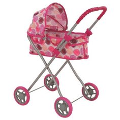 Коляска-люлька Buggy Boom Mixy (8011) розовый/круги