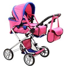 Коляска-трансформер Buggy Boom Infinia (8456) малиновый/синий