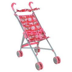 Прогулочная коляска Buggy Boom Mixy 8003 красный/розовый/коричневый