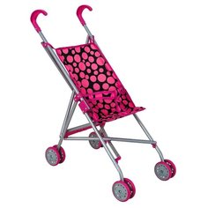 Прогулочная коляска Buggy Boom Mixy 8002 черный/розовый горох
