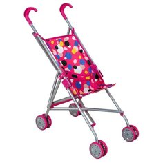 Прогулочная коляска Buggy Boom Mixy 8002 розовый/круги