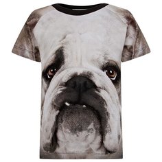 Футболка Molo размер 80, серый/черный