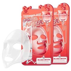 Elizavecca Омолаживающая тканевая маска с коллагеном Collagen Deep Power Ringer Mask Pack, 23 мл, 2 шт.