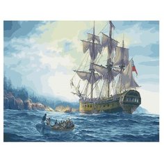 ВанГогВоМне Картина по номерам "Британский корабль", 40х50 см (ZX 22177)