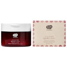 Whamisa пилинг-спонжи для лица Organic Flowers Peeling Finger Mitt на основе цветочных ферментов (увлажняющие) 180 г 30 шт.