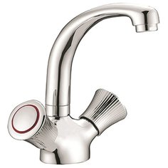 Смеситель для раковины (умывальника) SMARTsant Блик SM090006AA двухрычажный хром хром