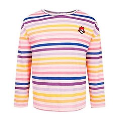 Лонгслив Sonia Rykiel размер 92, розовый/желтый/фиолетовый