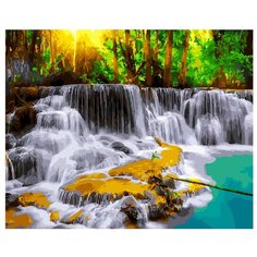 ВанГогВоМне Картина по номерам "Тайский водопад", 40х50 (ZX 20650)