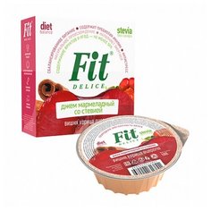 Джем Fit Delice Вишня, корица, ацерола со стевией, контейнер 100 г