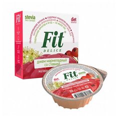 Джем Fit Delice Малина, липа, шиповник со стевией, контейнер 100 г