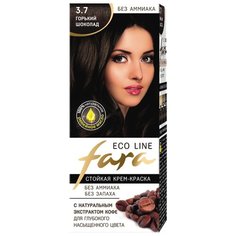 Fara Eco Line стойкая крем-краска для волос, 3.7 горький шоколад