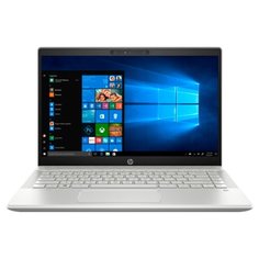 Ноутбук HP PAVILION 14-ce0075ur (Intel Pentium 4417U 2300 MHz/14"/1366x768/4GB/128GB SSD/DVD нет/Intel HD Graphics 610/Wi-Fi/Bluetooth/Windows 10 Home) 7GV39EA минерально-серебристый/серебристый