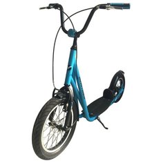 Внедорожный самокат Novatrack STAMP N1 16" (2020) темно-синий