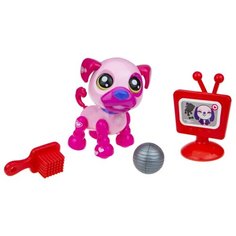 Робот 1 TOY Robo Pets Озорной щенок Т16937 розовый