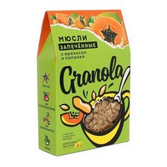 Гранола Фруктовая Энергия с арахисом и папайей, коробка, 270 г