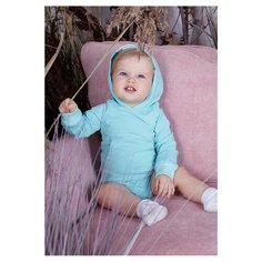 Боди Сонный Гномик размер 80, бирюза