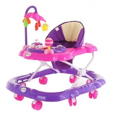 Ходунки BamBola Океан D28 розовый/фиолетовый