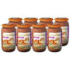 Корм для кошек Puffins Консервы для кошек Ягненок 8 шт. (0.65 кг)