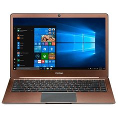 Ноутбук Prestigio Smartbook 141S (Intel Celeron N3350 1100 MHz/14.1"/1920x1080/3GB/32GB SSD/DVD нет/Intel HD Graphics 500/Wi-Fi/Bluetooth/Windows 10 Home) темно-коричневый