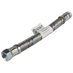 Гибкая подводка для воды STOUT SHF-02**-182020 SHF 0203 182020 гайка - штуцер ¾ 300 мм