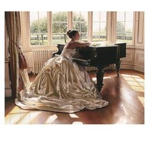 Molly Картина по номерам "Невеста у рояля" 40х50 см (KH0114)