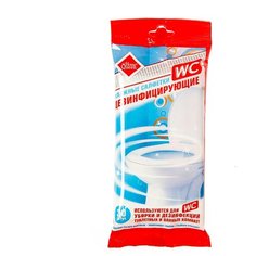 HomeQueen влажные салфетки дезинфицирующие для туалета и ванной комнаты 30 шт.